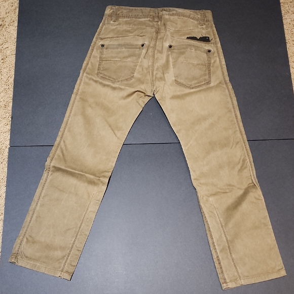 Diesel Men's Slim Fit Button Fly Jeans - Classic Brown - Picture 5 of 9